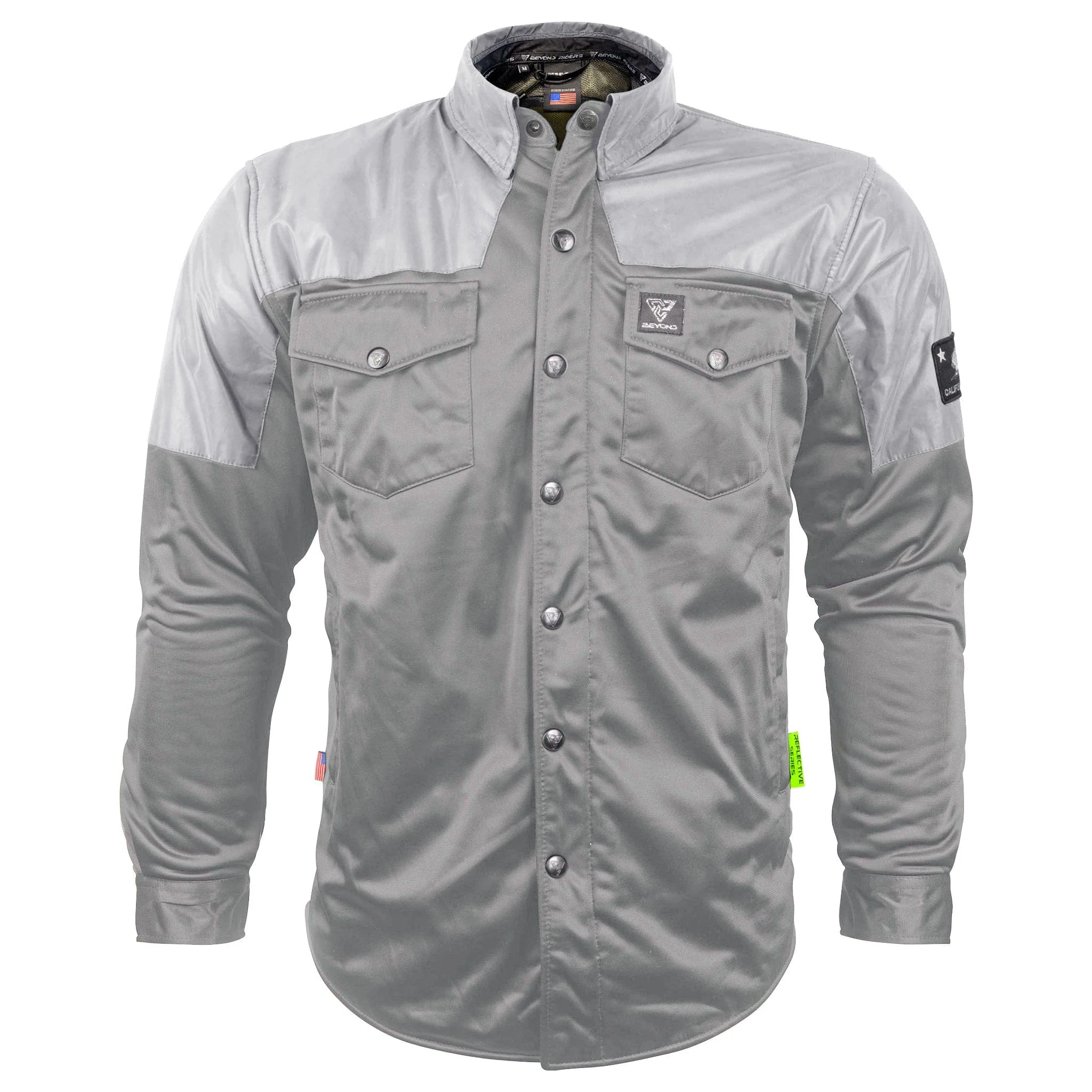Ultra Reflective Shirt Twilight Titanium - Gray with Pads